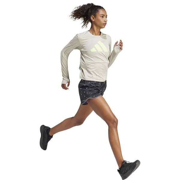 Adidas Shorts Run It Bl 3´´ Grå XS Kvinde