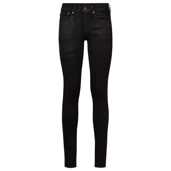 G-star Farkut 3301 Mid Waist Skinny Musta 24 / 30 Nainen