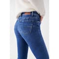 Pikkukuva 5 / 7: Salsa Jeans Farkut Destiny Crop Slim Fit Buttons In The Front Sininen 29 / 28 Nainen