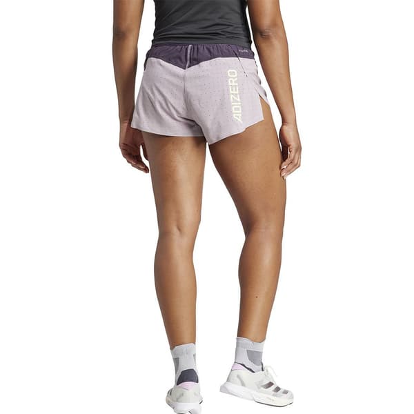 Adidas Shortsit Adizero Split Musta,Violetti L Nainen