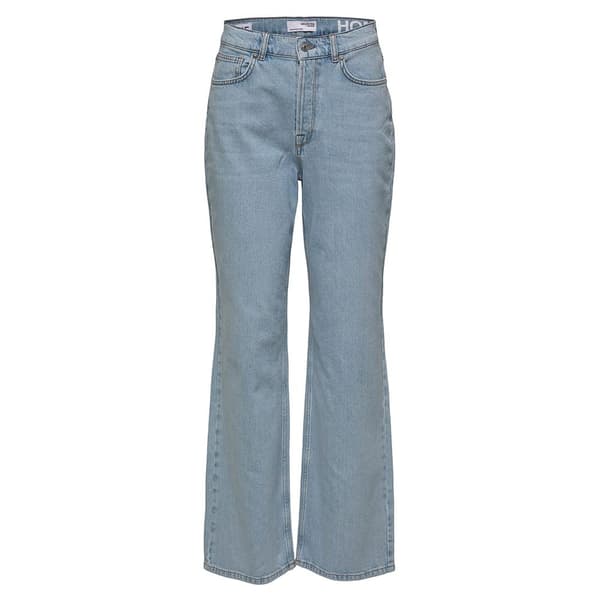 Selected Jeans Med Hög Midja Alice Wide Lon Sky Blå 31 / 32 Kvinna