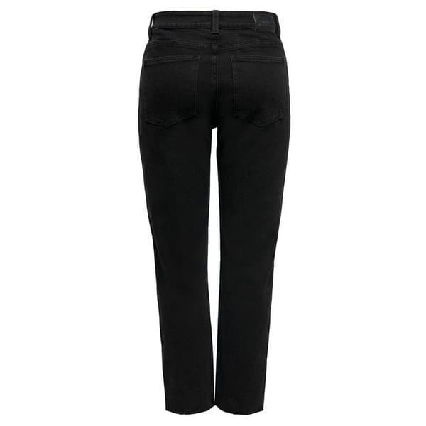 Only Jeans Med Hög Midja Emily Svart 27 / 30 Kvinna