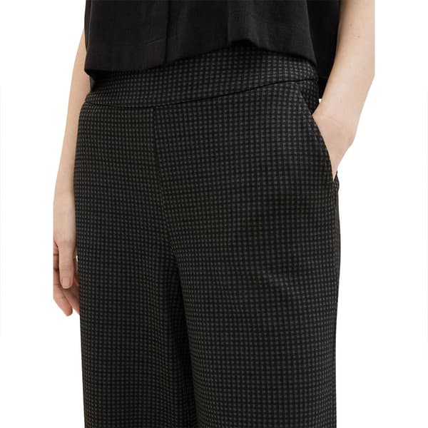 Tom Tailor Bukser 1038086 Checked Culotte Grå 34 / 28 Kvinde