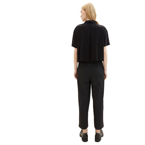 Tom Tailor Bukser 1038086 Checked Culotte Grå 34 / 28 Kvinde