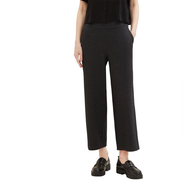 Tom Tailor Bukser 1038086 Checked Culotte Grå 34 / 28 Kvinde