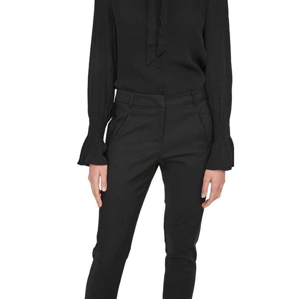 Vero Moda Antifit Ankelbyxor Med Normal Midja Victoria Svart L / 32 Kvinna