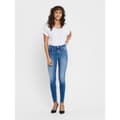 Pikkukuva 5 / 7: Only Farkut Blush Life Mid Waist Skinny Ankle Raw Rea12187 Sininen S / 30 Nainen