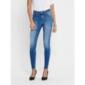 Pikkukuva 1 / 7: Only Farkut Blush Life Mid Waist Skinny Ankle Raw Rea12187 Sininen S / 30 Nainen
