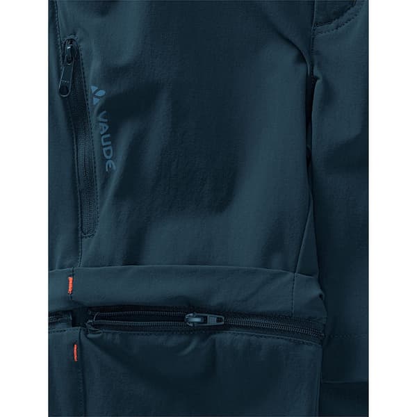 Vaude Bukser Detective Stretch Zip Off Ii Blå 158-164 cm Dreng