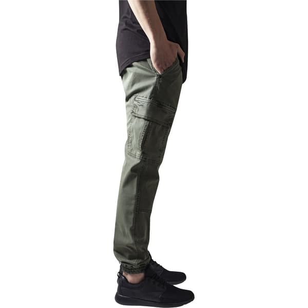Urban Classics Cargo Twill Bukser Washed Grøn 36 Mand