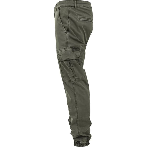 Urban Classics Cargo Twill Bukser Washed Grøn 36 Mand