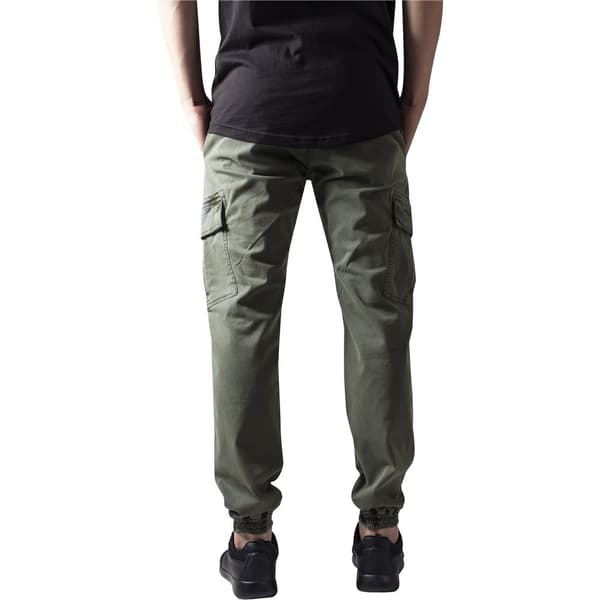 Urban Classics Cargo Twill Bukser Washed Grøn 36 Mand