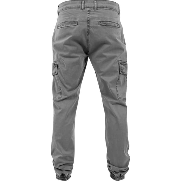 Urban Classics Cargo Twill Byxor Washed Grå 34 Man