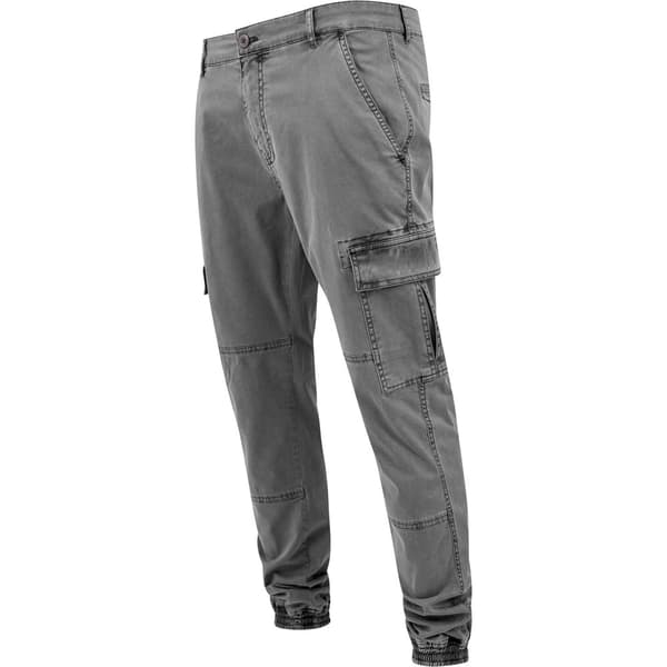 Urban Classics Cargo Twill Byxor Washed Grå 34 Man