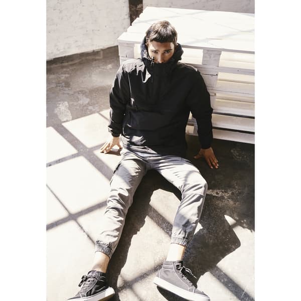 Urban Classics Cargo Twill Byxor Washed Grå 34 Man
