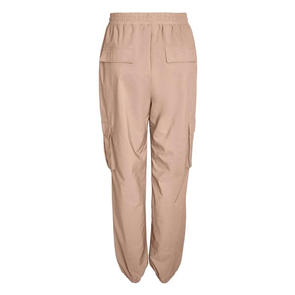 Noisy May Korkeavyötäröiset Cargo-housut Kirby Woven Beige S Nainen