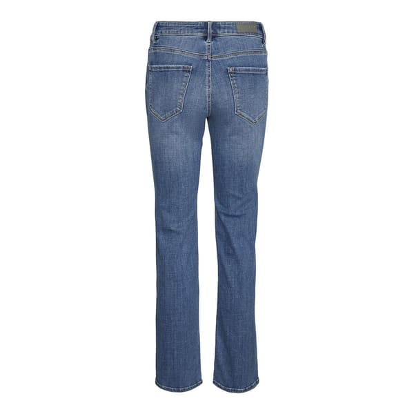 Vero Moda Jeans Med Mellemtalje Flash Straight Fit Li347 Blå M / 32 Kvinde