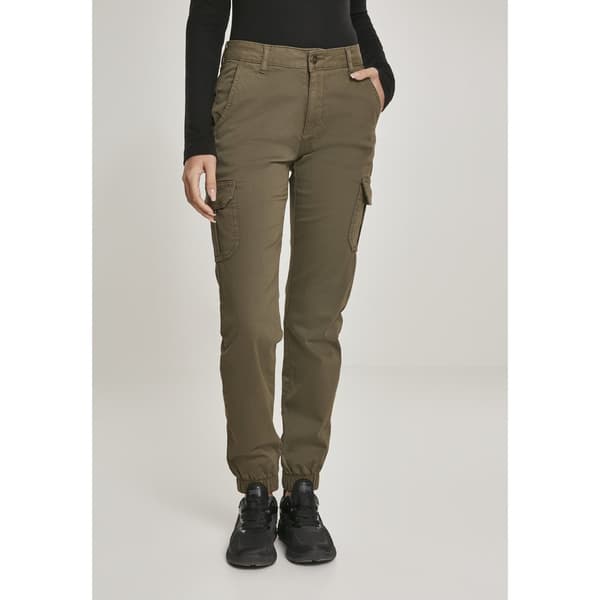 Urban Classics Bukser Cargo Grøn 28 Kvinde