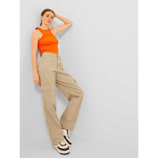 Jack & Jones Cargo Bukser Kendal Straight Fit Jjxx Beige M Kvinde
