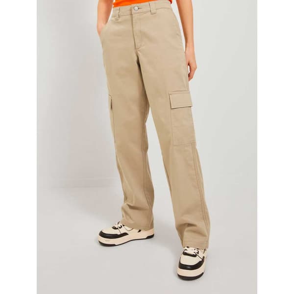 Jack & Jones Cargobyxor Kendal Straight Fit Jjxx Beige M Kvinna
