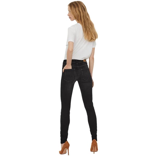 Vero Moda Jeans Lux Normal Waist Slim Sort S / 32 Kvinde