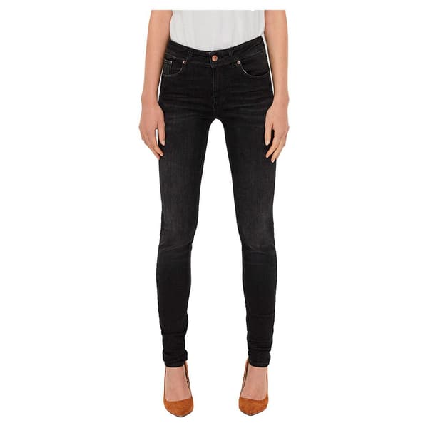 Vero Moda Jeans Lux Normal Waist Slim Sort S / 32 Kvinde