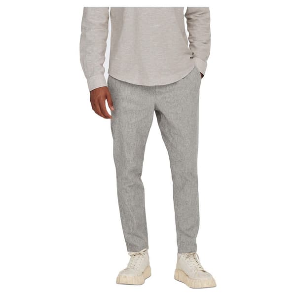 Only & Sons Chino Housut Linus Crop Life 0006 Harmaa M Mies