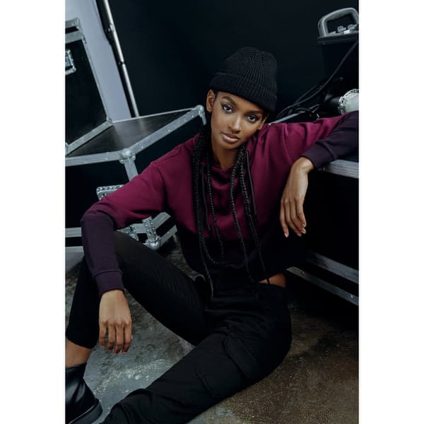 Urban Classics Byxor Cargo Svart 31 Kvinna