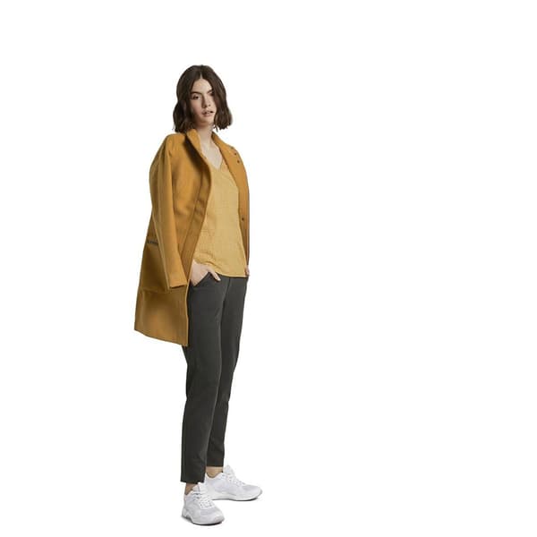 Tom Tailor Med Elastiska Midjebyxor Relaxed-fit Brun XS Kvinna