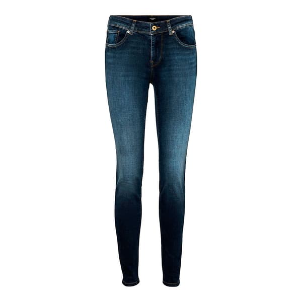 Vero Moda Jeans Lux Mr Slim Ri375 Blå S / 30 Kvinde
