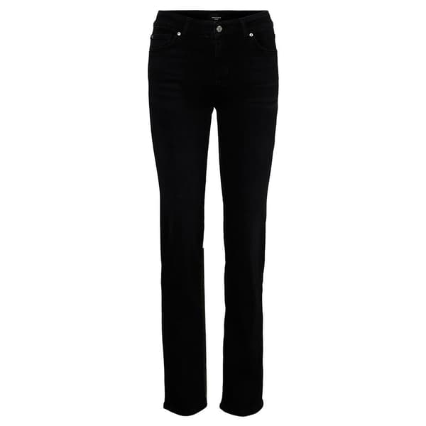 Vero Moda Jeans Med Mellemtalje Daf Straight Fitdo104 Sort 26 / 32 Kvinde