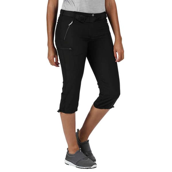 Regatta Byxor Xert Capris Light Svart 40 Kvinna