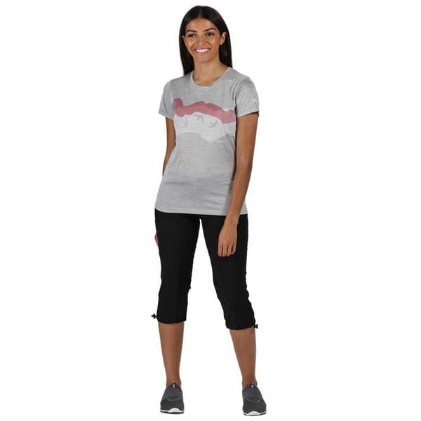 Regatta Byxor Xert Capris Light Svart 40 Kvinna