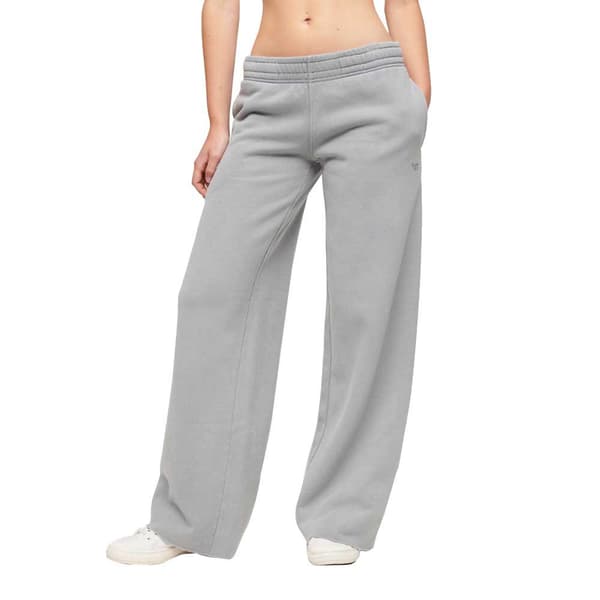 Superdry Joggare Vintage Wash Straight Grå L Kvinna