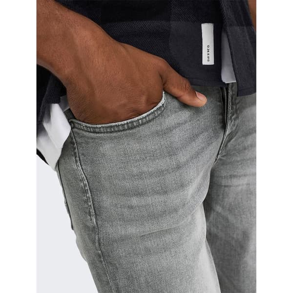 Only & Sons Jeans Loom Slim Fit 3227 Grå 36 / 34 Mand