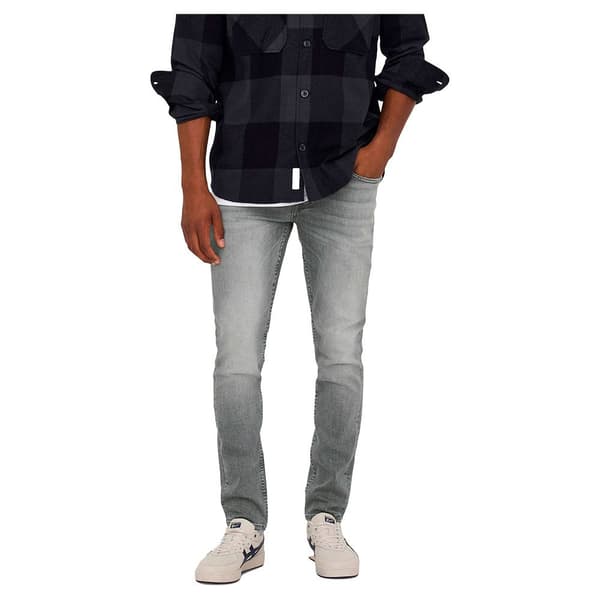 Only & Sons Jeans Loom Slim Fit 3227 Grå 36 / 34 Mand