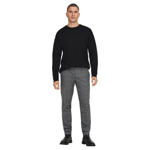 Only & Sons Byxor Mark Check 9887 Grå 31 / 32 Man