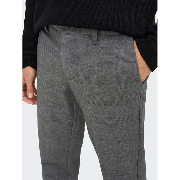 Only & Sons Byxor Mark Check 9887 Grå 31 / 32 Man