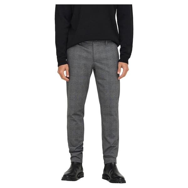 Only & Sons Byxor Mark Check 9887 Grå 31 / 32 Man