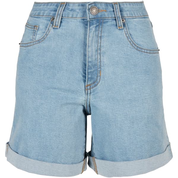 Urban Classics Denimshorts Med Mellemtalje Organic Stretch Blå 28 Kvinde