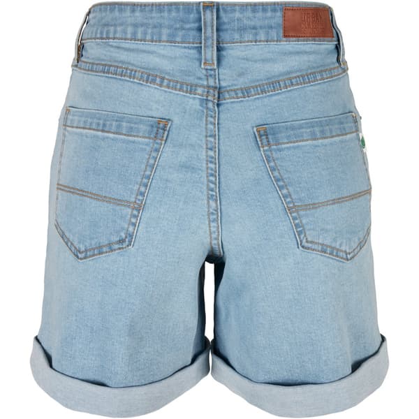 Urban Classics Denimshorts Med Mellemtalje Organic Stretch Blå 28 Kvinde