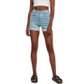 Miniatyrbillede 1 af 10: Urban Classics Denimshorts Med Mellemtalje Organic Stretch Blå 28 Kvinde