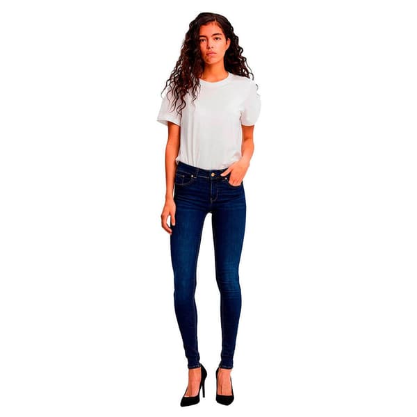 Vero Moda Jeans Lux Mr Slim Ri347 Ga Blå XL / 30 Kvinde