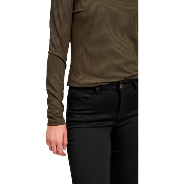 Vila Stanna Kvar Skinny Jeans I Midjan Regular Svart XL Kvinna