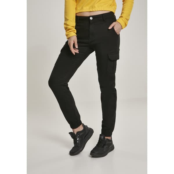 Urban Classics Bukser Cargo Sort 28 Kvinde