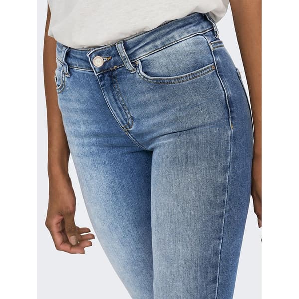 Only Jeans Med Mellemtalje Blush Flared Tai467 Blå L / 32 Kvinde