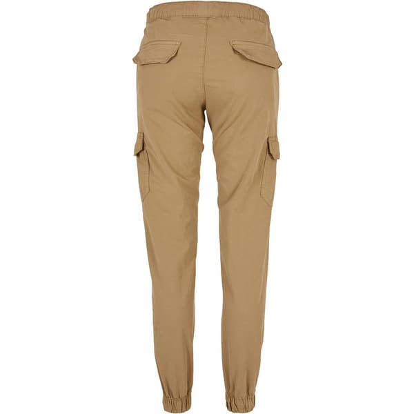 Urban Classics Hög Midja Byxor Cargo Beige M Kvinna