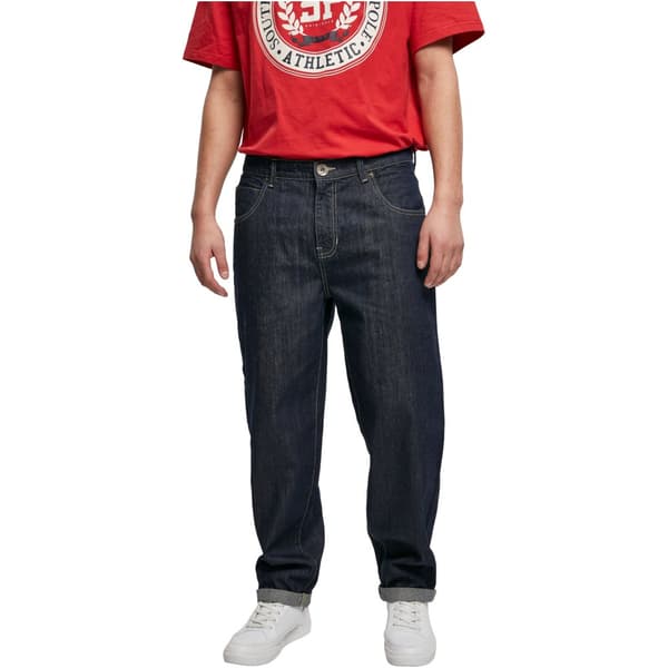 Southpole Jeans Med Mellemtalje Embroidery Blå 30 Mand