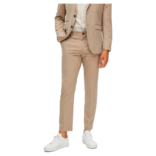 Selected Klänning Byxor Neil Slim Fit Beige 50 Man