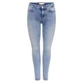 Miniatyrbild 3 av 8: Only Jeans Med Mid Midja Blush Skinny Fit Ank Raw Rea694 Blå M / 32 Kvinna